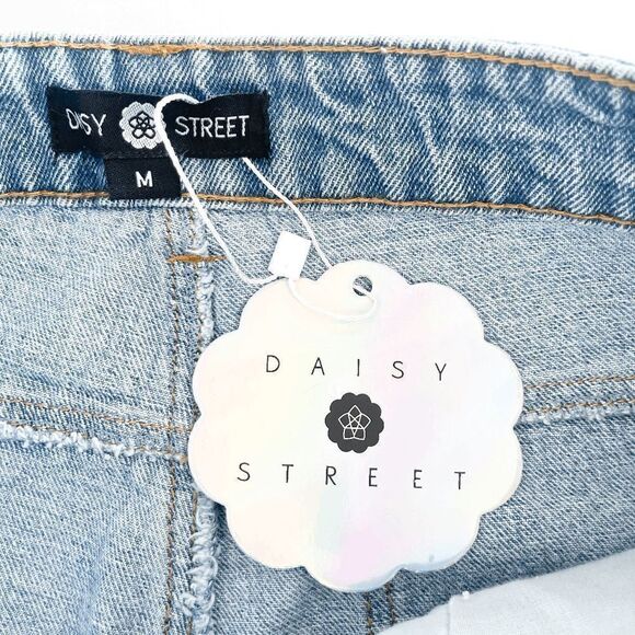 Daisy Street Women Denim Pants Distressed High Rise Medium - Picture 10 of 10